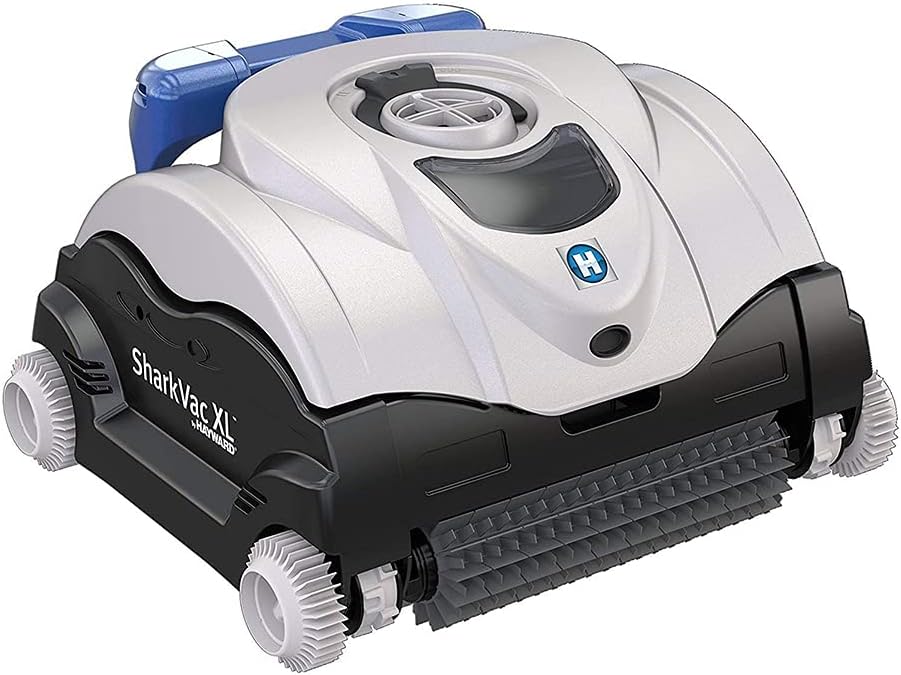 Hayward RC9742WCCUBY SharkVac Robotic Pool Cleaner with Caddy Cart, X-Large, Blue/Black/Grey