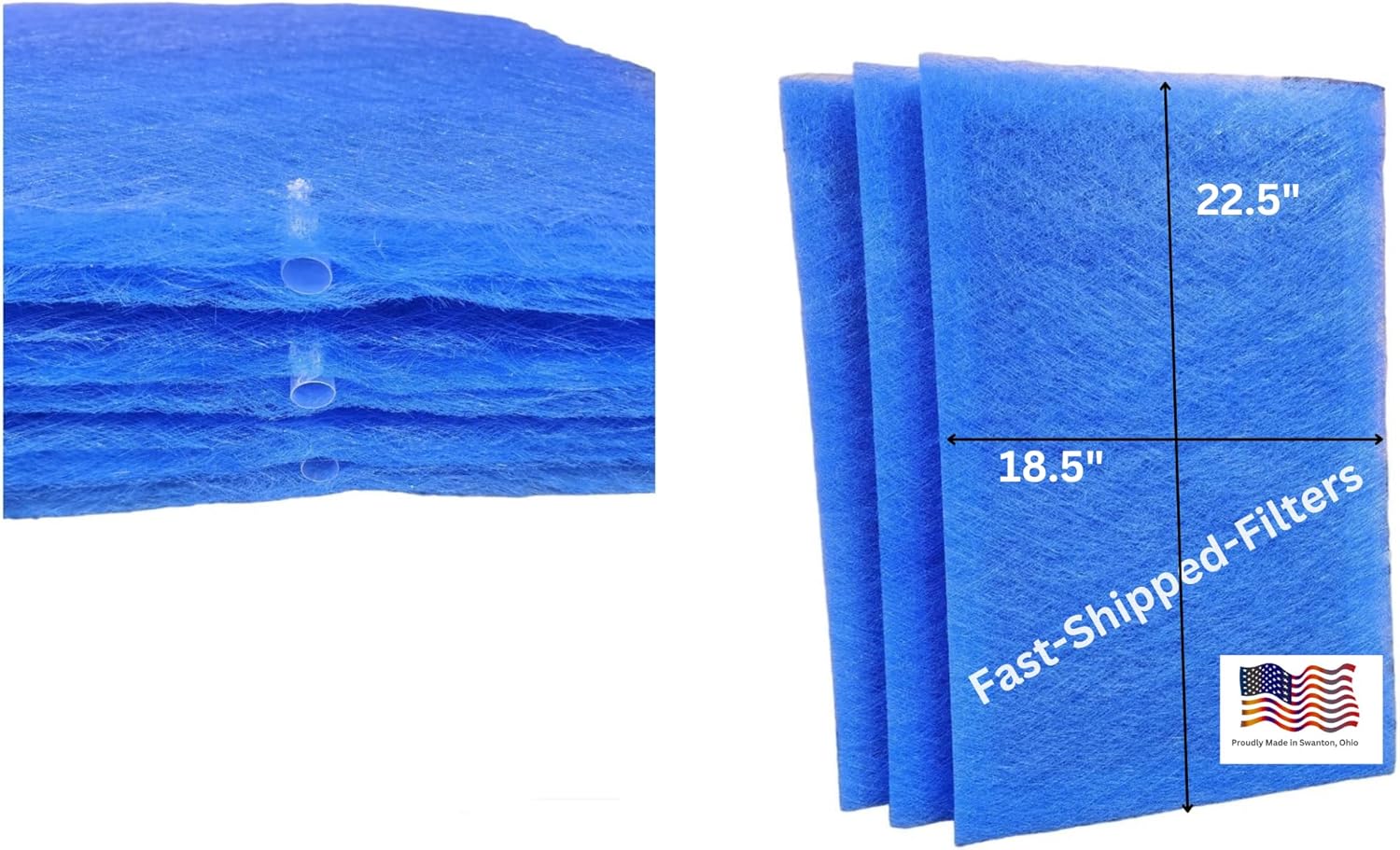 Fast-Shipped-Filters 3 Pack 20x25 Replacement Filter Pads Designed to Fit with Captura Air Cleaner 20x25 Refill CPF-P6100-2025