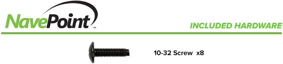 Navepoint 8U Blank Rack Mount Panel Spacer for 19-Inch Server Network Rack Enclosure Or Cabinet Black
