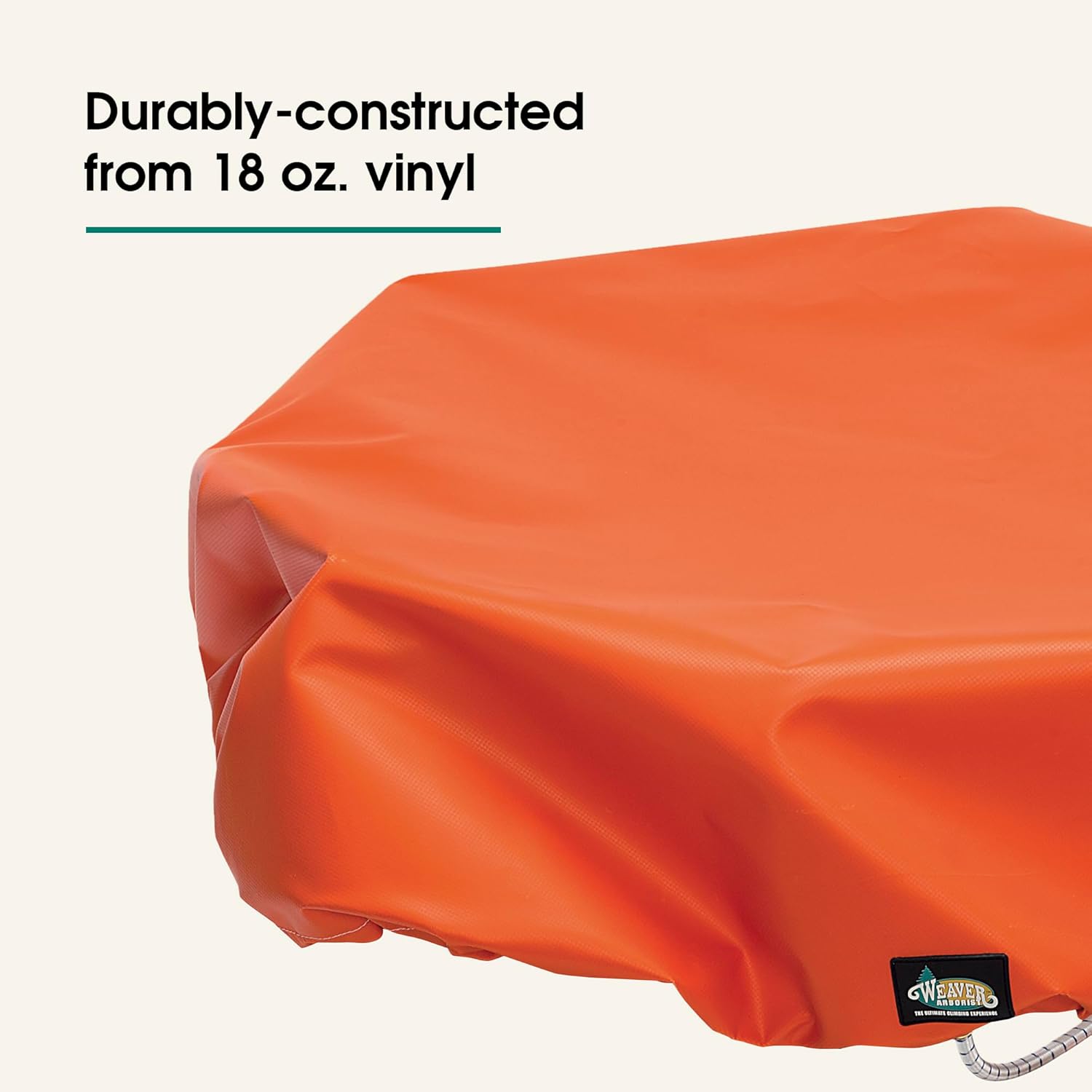 Vinyl Bucket Cover with Bungee Strap, Fits Standard One or Two Man Buckets, Debris Protection Cover, Bucket Truck Accessories, 18oz
