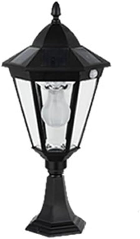 Solar Post Lights Outdoor,European Style Design High Brightness LED Column Lamp,Modern Simplicity Aluminum Housing Post Cap Light,Patio Gate Bollard Stigma Lantern,for Garden Deck Patio