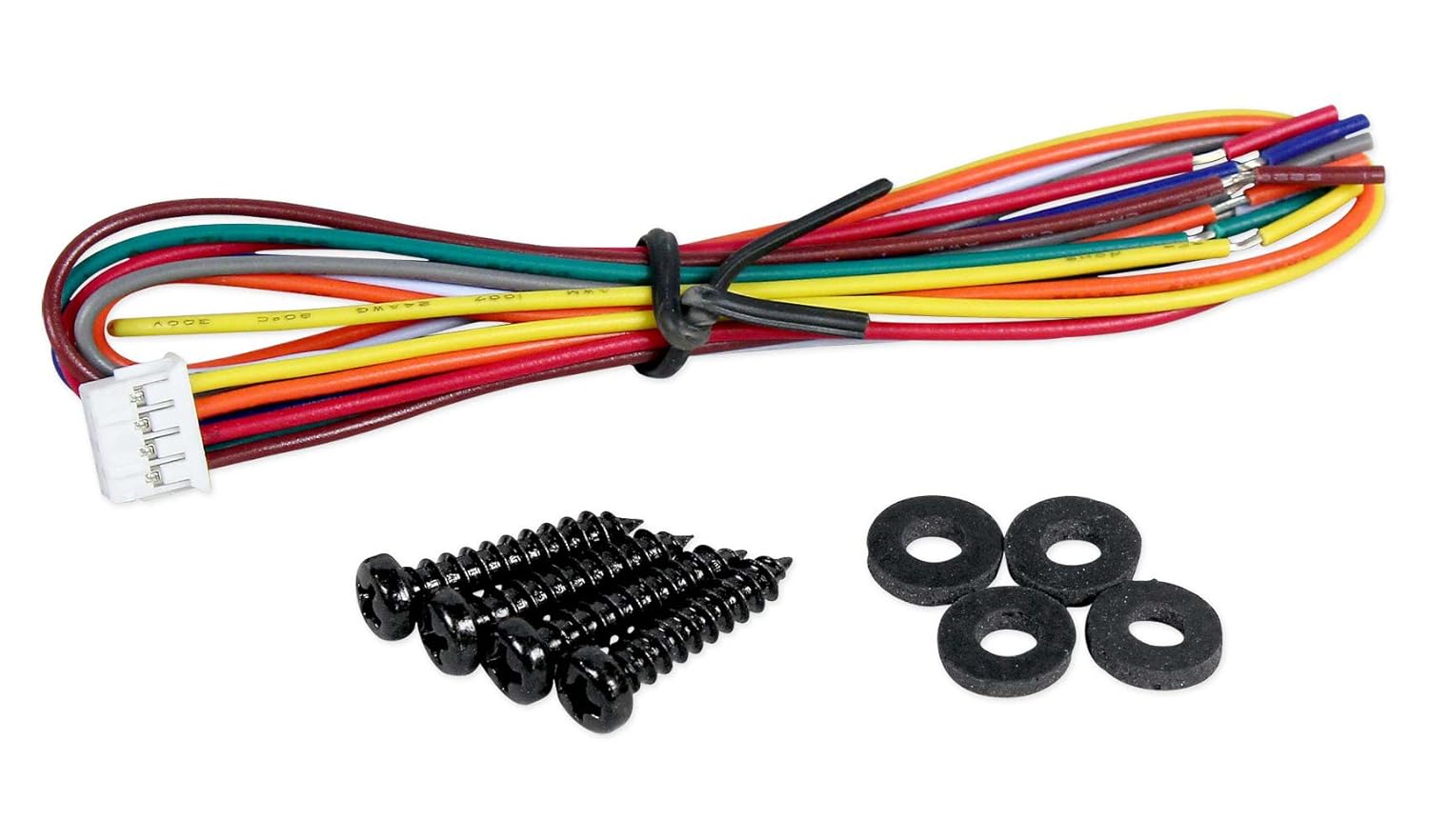 Rockville RXA-F1 Bundle: 1600 Watt Peak/400 Watt RMS 4 Channel Car Amplifier Stereo Amp, RWK42 4 Gauge 4 Channel Amplifier Wiring Installation Kit with RCA Cables, 2-Items