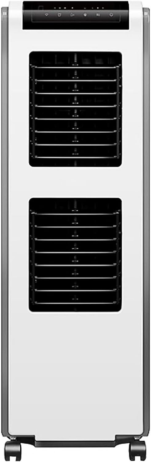 Evaporative Air Cooler with Remote Control, 3-in-1 Portable Air Conditioner, Windowless Air Conditioner, 8 Gal Water Tank, 3 Speeds, 7H Timer, Water Shortage Reminder for Room Bedroom Office(38x38x115