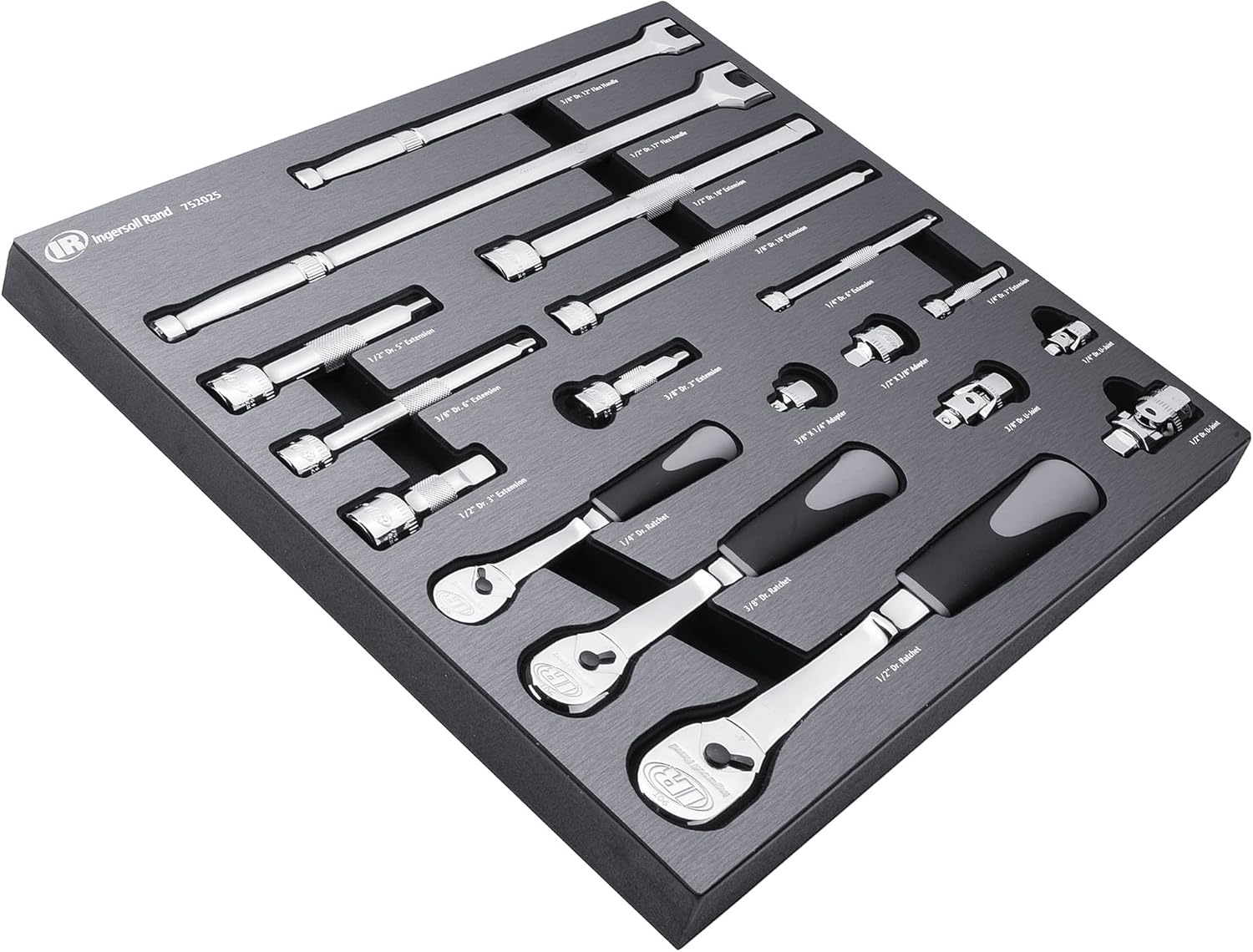 Ingersoll Rand 19 Pc. Master Ratchet and Socket Accessory Set- 752025