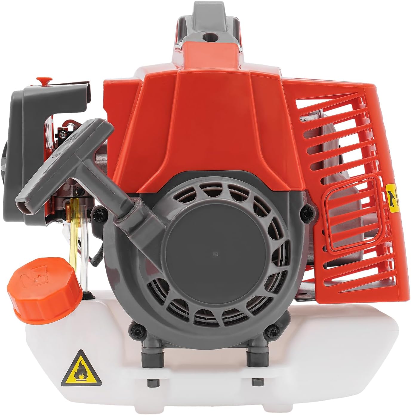 63.3CC 2-Stroke Gasoline Engine, 7500 RPM 2200W Single-Cylinder Air-Cooled Portable Gas Powered Engine Motor, Pull Start Petrol Engine for Lawn Mowers, Agricultural and Industrial Equipment