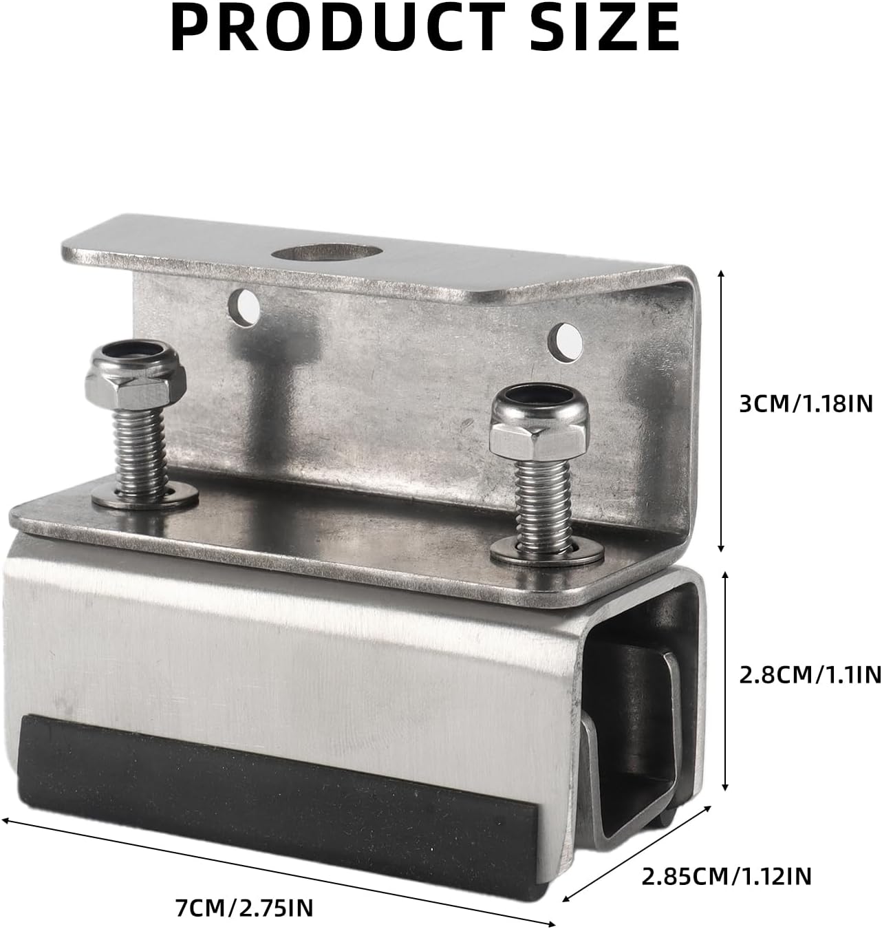 304 Stainless Roof Rack Mount Kits,6 Pcs Roof Mount Kit, Van Roof Rack Brackets for Promaster, Boxer, Jumper, Ducato Other roof Solar Panel/roof Rack Accessories