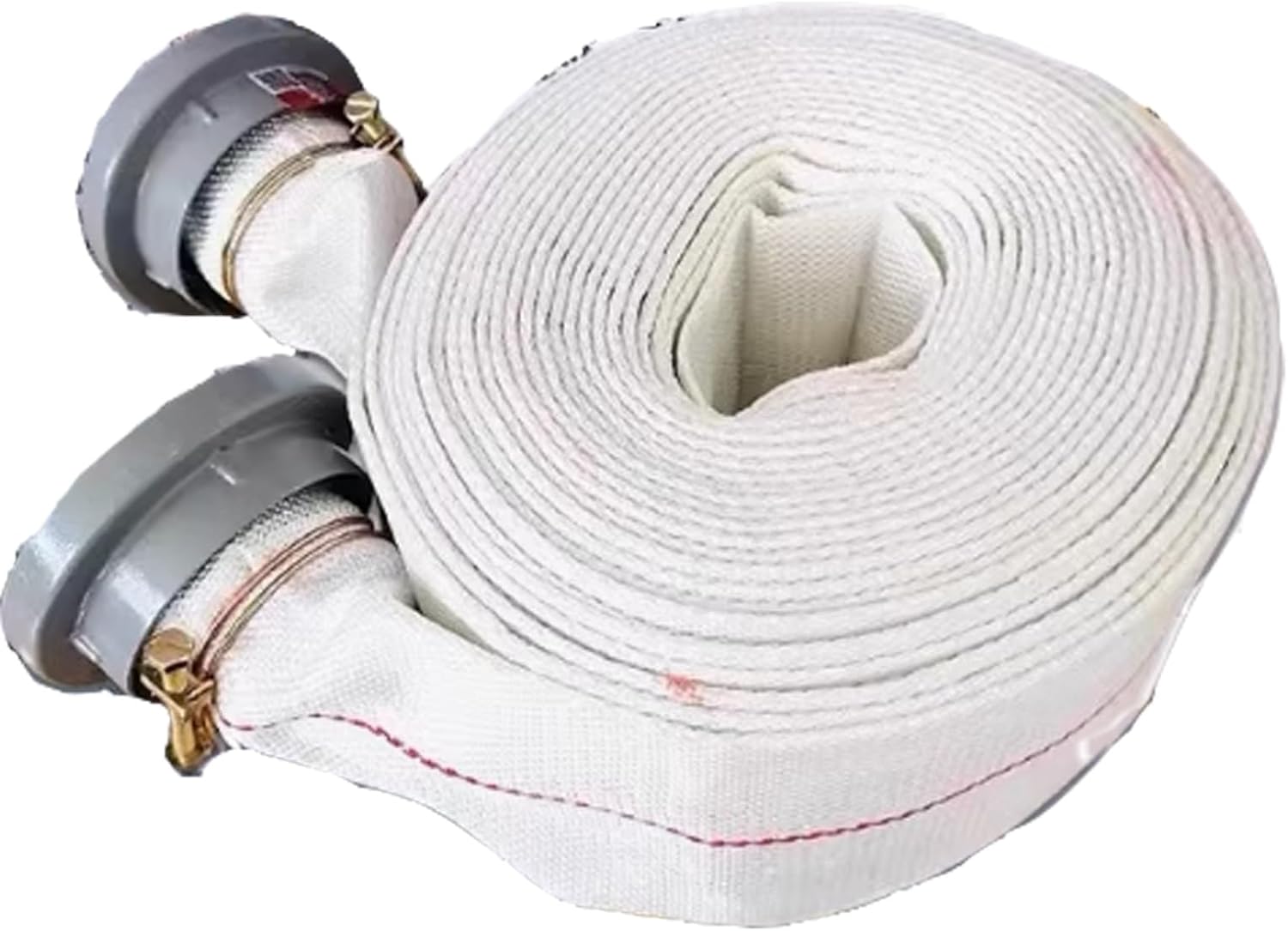 Lay-Flat Hose,65mmLay Discharge Hose Pipe,Fire Hose PVC Flat Long Water Hose for Water Pump Pond Pool Hot Tub Irrigation(25meter)