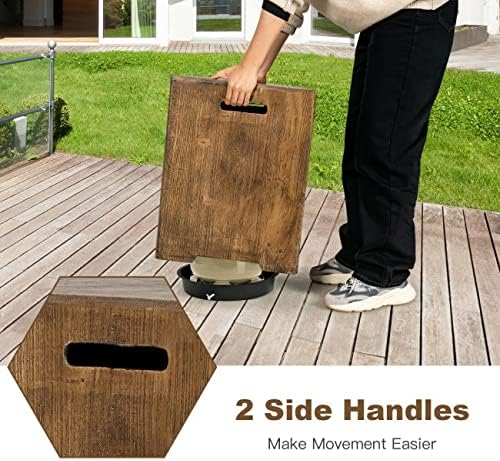 20 LBS Propane Tank Hideaway Table,Outdoor 16