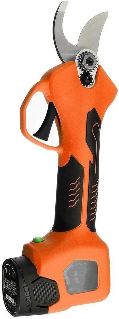 500W 16.8V Rechargeable Electric Pruning Scissors Pruning Shears Garden Pruner Secateur Branch Cutter Cutting Tool 2 Batteries Garden Or Lawn (Orange Free)
