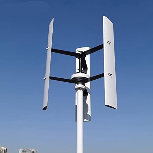 CAJUCA 9000W Vertical Wind Turbine,Magnetic Levitation Upright Wind Generator for Home Ship+Wind Power Controller for Home Ship