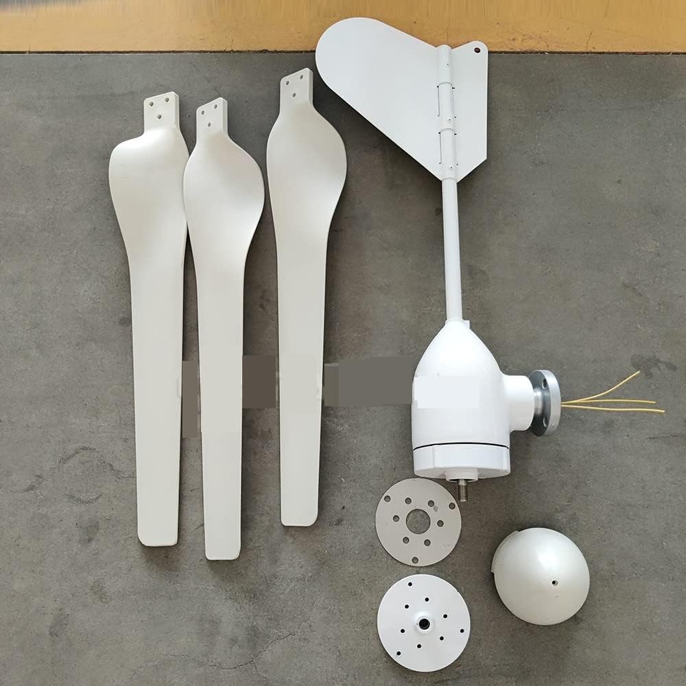 Wind Turbine Generator Kit, Wind Turbine Generator 2000w 48V 24V 12V Wind Mill Wind Generat Kit Free Energy Altern With Mppt Controller For Home Use for Hybrid Solar Wind System(With MPPT controller,2