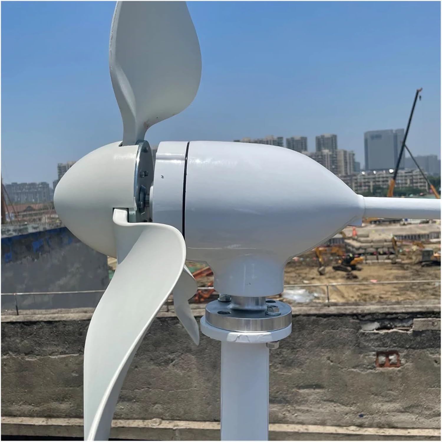 Wind Turbine Generator Kit, High Efficient 1500w Horizontal Wind Turbine Generator 12v 24v 48v 96v Free Power Energy for Homeuse for Hybrid Solar Wind System(12V)