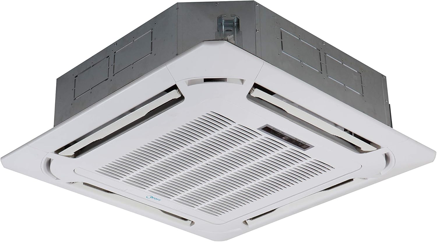 Klimaire 18,000 BTU Light Commercial Ceiling Cassette Inverter Heat Pump System with Installation Kit and Wall Mounting Bracket (208-230V)