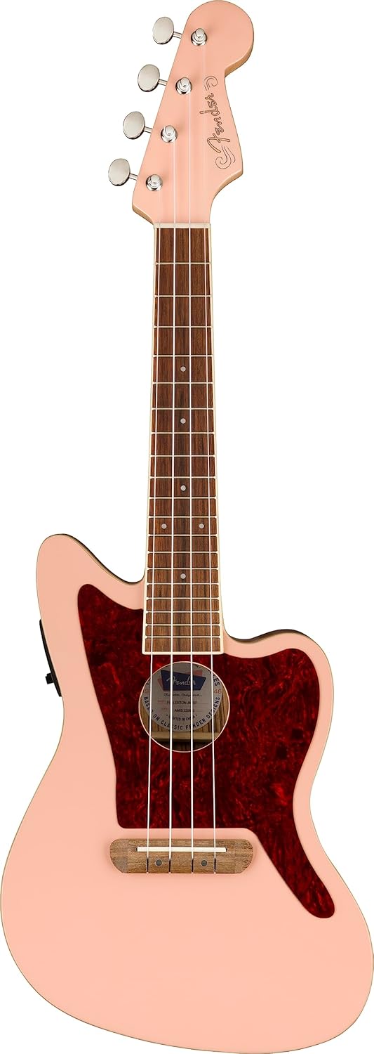 Fender, 4-String Ukulele, Right, Shell Pink (0970533556)