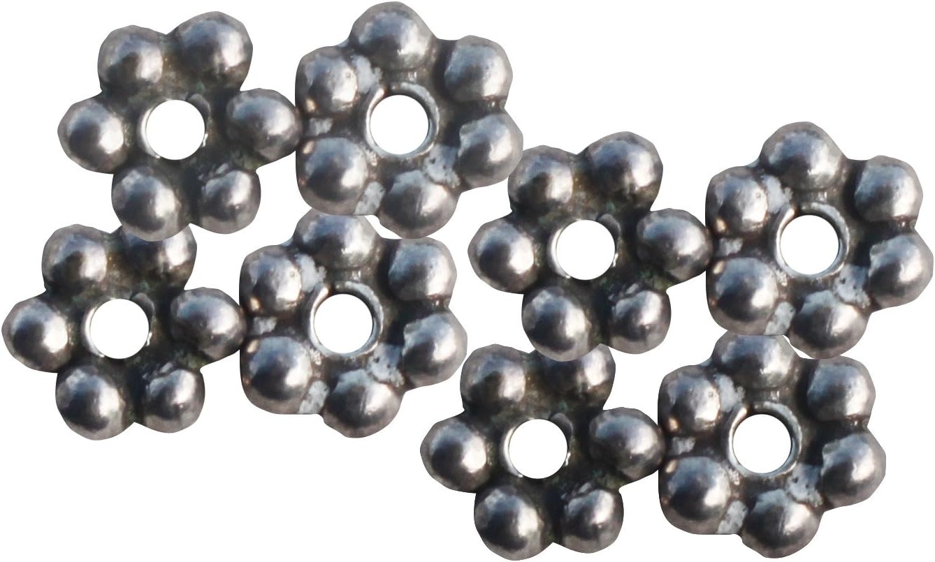 Full Funk Ethnic Thai Karen 97% Silver Beads - Bead Loop - 2 Pieces