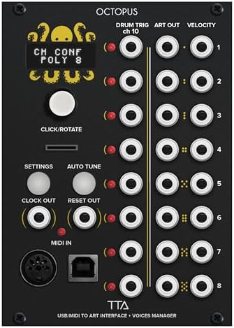 Tiptop Audio Octopus USB/MIDI to ART Interface + Voices Manager Eurorack Module