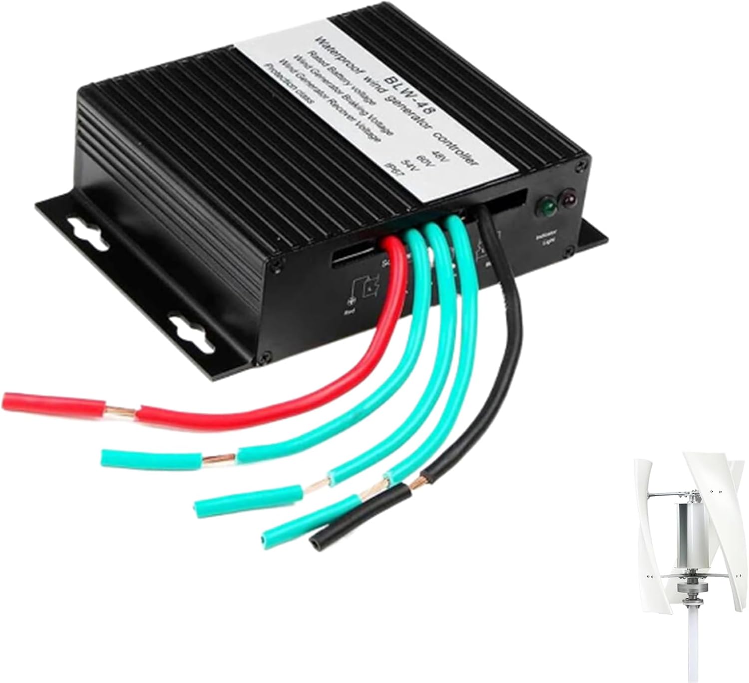 IP67 Water Resistant Automatic Controller 16000W MPPT Wind Turbine Charge Controller, for 100W to 16000W Wind Turbine Generator