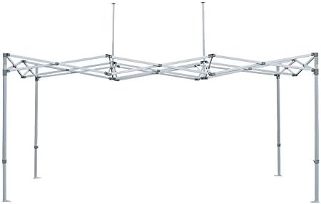 Impact Canopy 10' x 15' Pop-Up Canopy Tent Frame, Commercial-Grade Replacement Aluminum Frame with Dust Cover