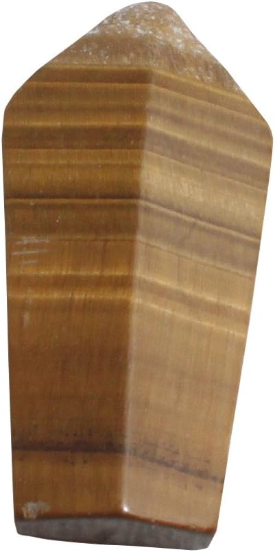 Full Funk Tigers Eye Mineral Beads Crystal Cut Stripe Bead - 1 Piece