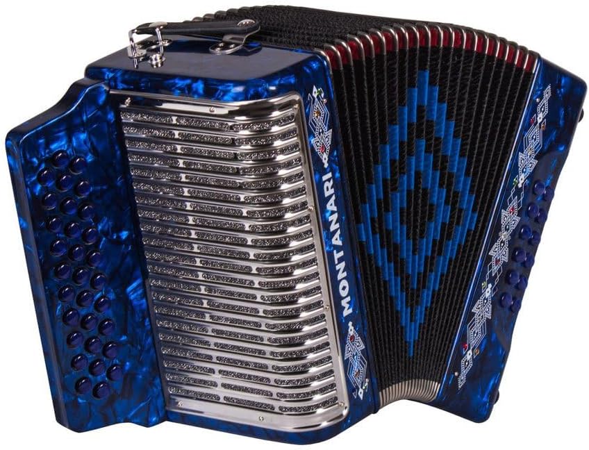 Montanari 3112 G Acordeon SOL Azul Accordion GCF