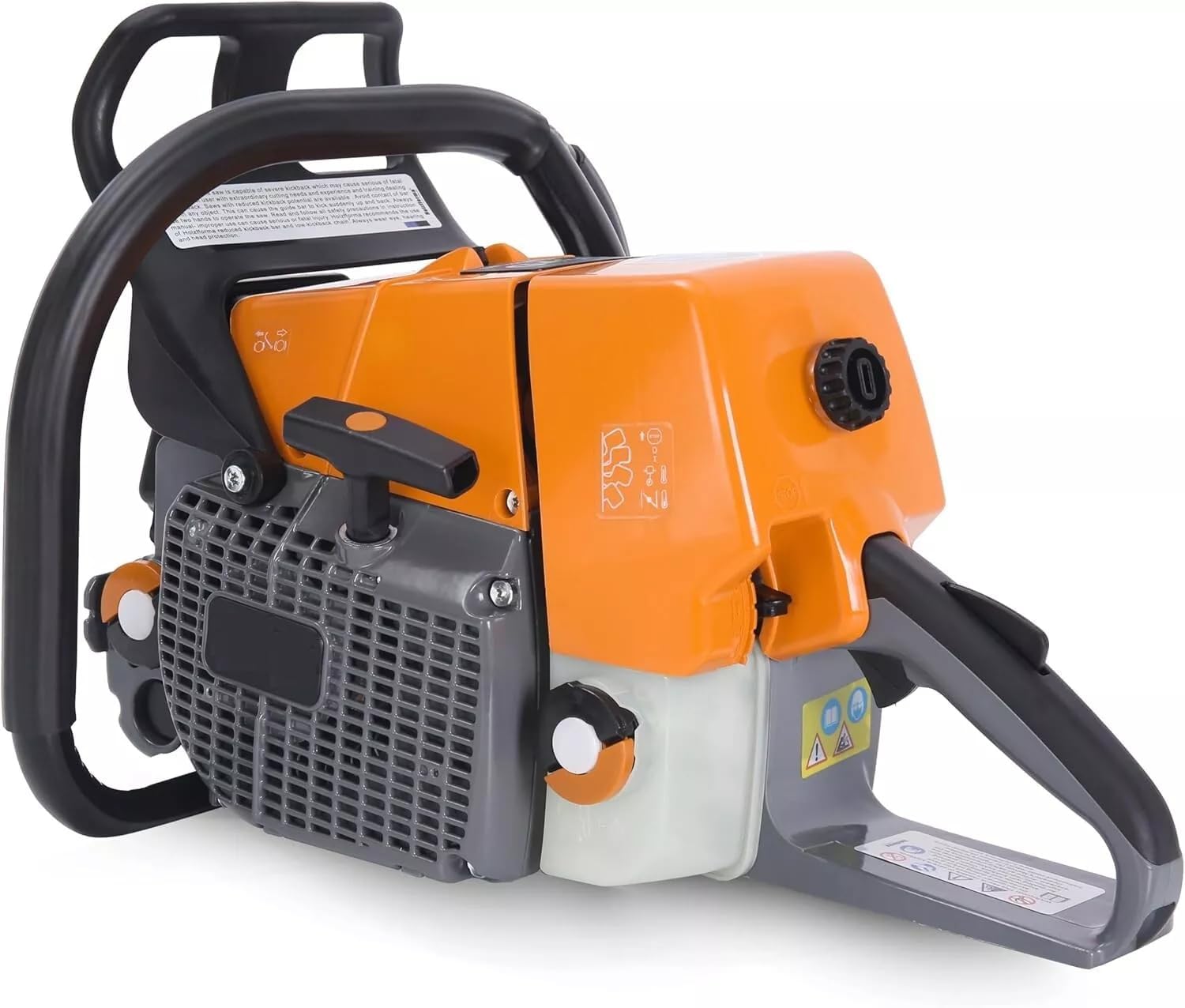 76.5cc For Holzfforma Blue Thunder G466 Gasoline Chain Saw Power Head Without Guide Bar and Chain All parts are compatible with MS460 046 Chainsaw Replace OEM CS46066