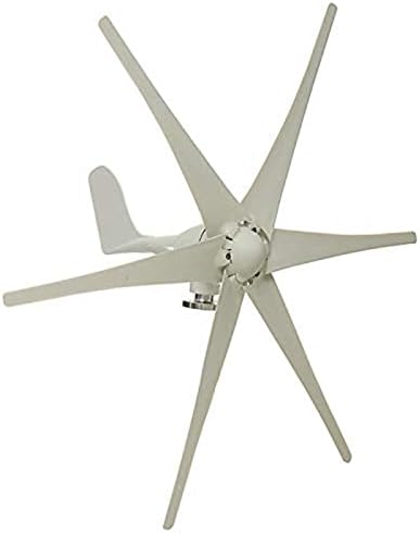 24V 10000W Low Noise Horizontal Wind Turbine Generator - 12V/24V Permanent Magnet with Hybrid Controller for Home Energy Solutions