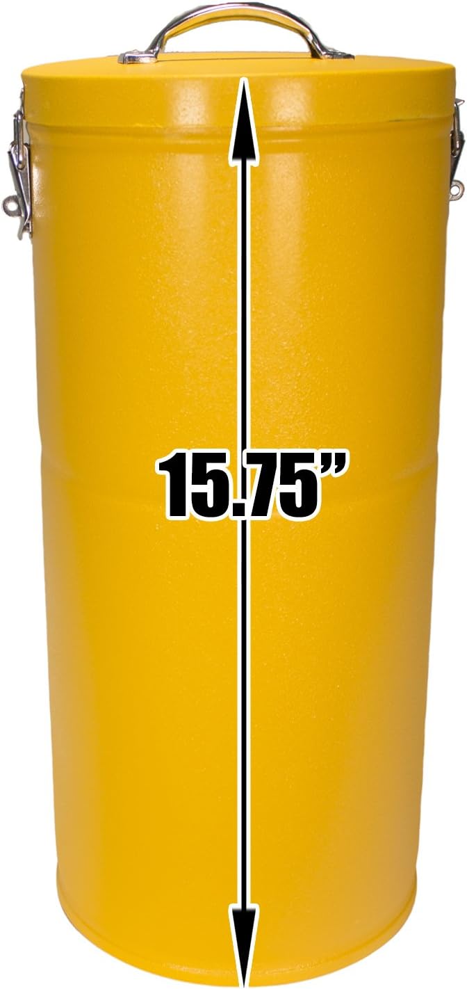 Replacement Yellow Canister for Steel Dragon Tools K50 Drain Cleaning Machine will hold A17 Drum, Cutters, Augers