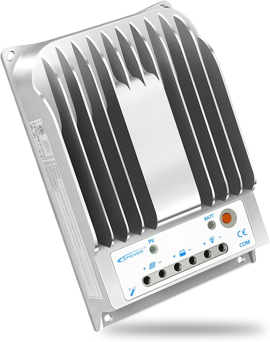 EPEVER 40A MPPT Solar Charge Controller 12V/24V Auto Working Max.PV 150V Solar Panel Charge Regulator Tracer BN Series Negative Ground Solar Controller