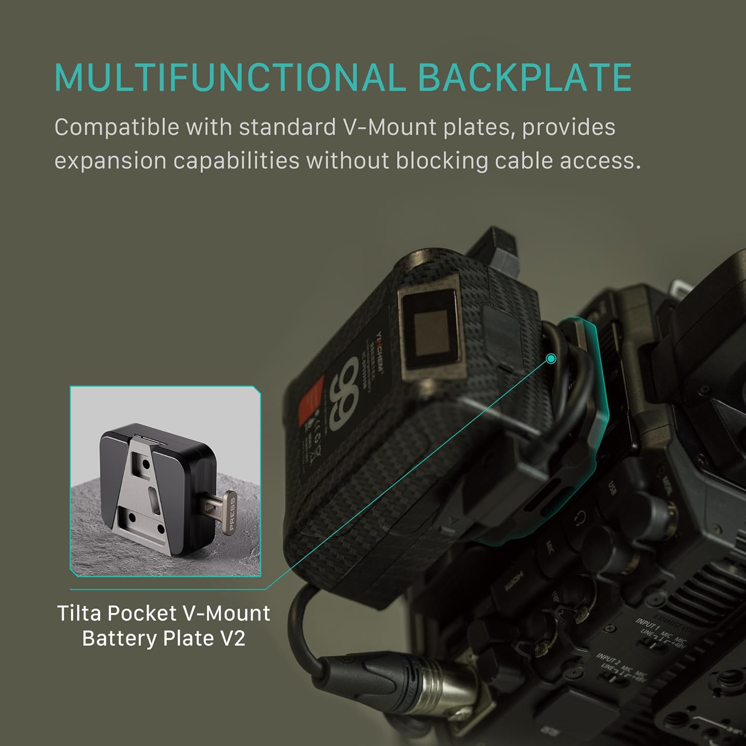 Tilta Camera Cage Advanced Kit for Canon C400 | Includes Full Cage, Rear Accessory Plate, Top Handle Extension, Shoulder Baseplate & More | Arri Rosette, NATO Rail, 3/8