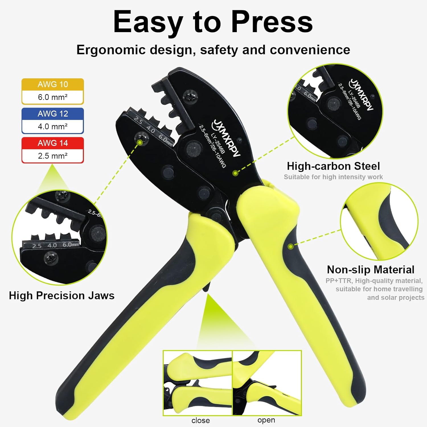 2 to 12 Y Branch Parallel Adapter and Solar Crimper Stripper Tool Kit