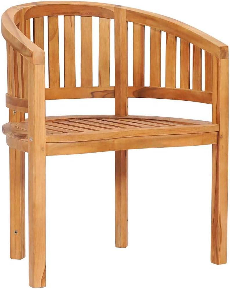 Patio Chair Banana Chair Solid Teak Wood