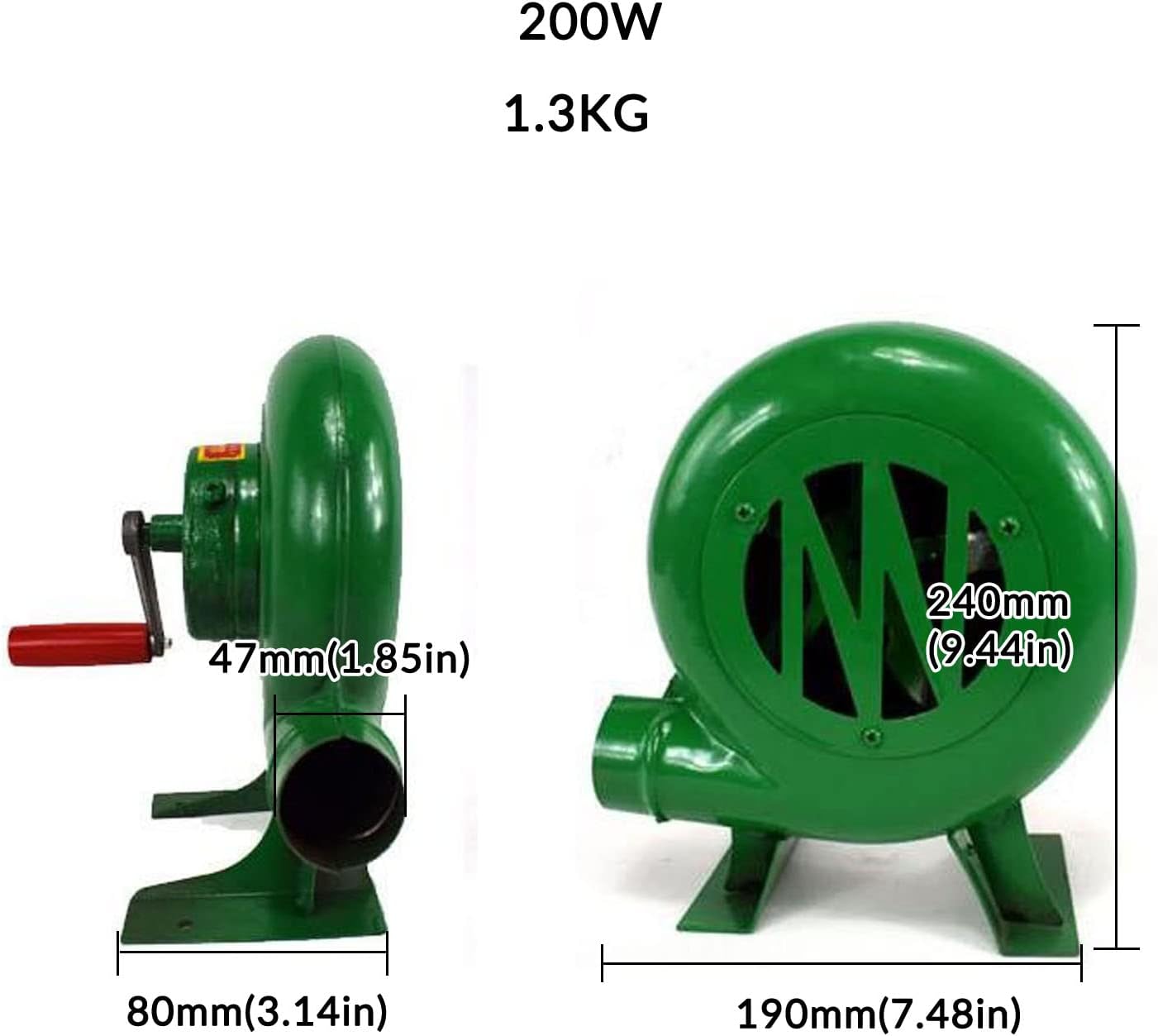 Outdoor Cooking BBQ Fan, Grill Fire Starter Flame Exciter, Fire Pit, Stove, BBQ, Outdoor Camping (80W/120W/150W/200W/250W/300W/350W)