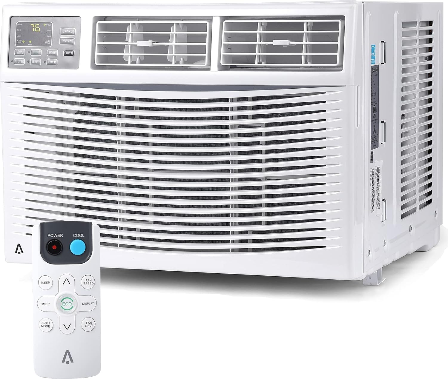 Acekool 12000 BTU Smart Window Air Conditioner, Window AC Unit with Remote/App Control and Dehumidification Function, Energy Savings, Quiet Operation, Cools 350 Sq.ft, 110-115V