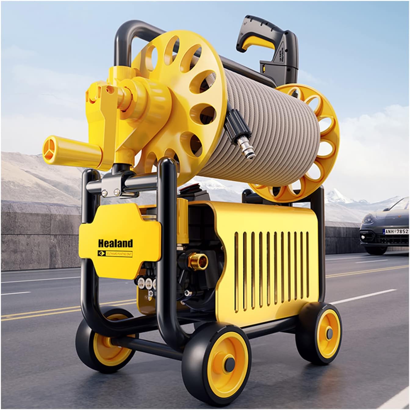 High Pressure Car Washing Machine, 220V 3000W Car Washer Auto Wash Water Gun Foam Generator Water Pump Clean Car Washing Machine