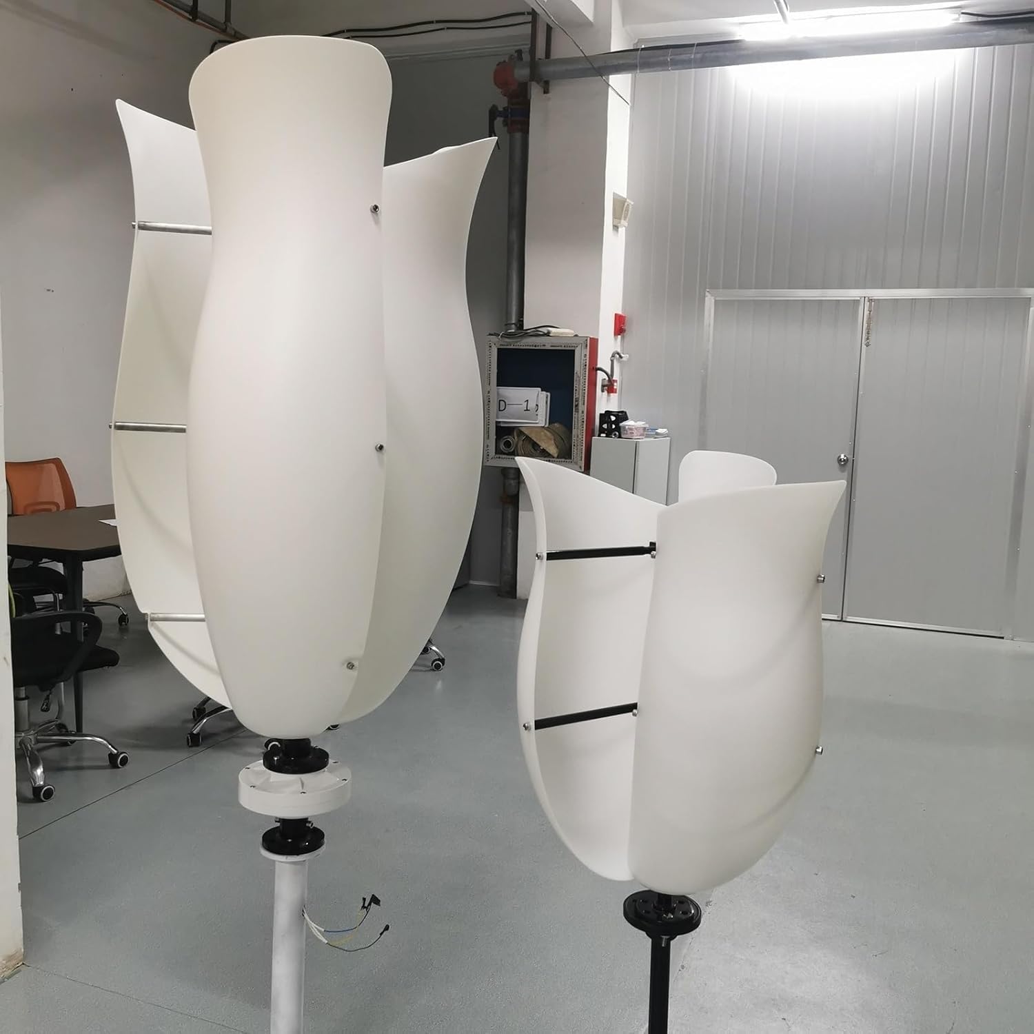 CAJUCA 8000W Tulip Type Wind Turbine Vertical Axis Wind Turbine Generator Kit Free Energy Windmill Wind Turbine Generator Wind and Solar