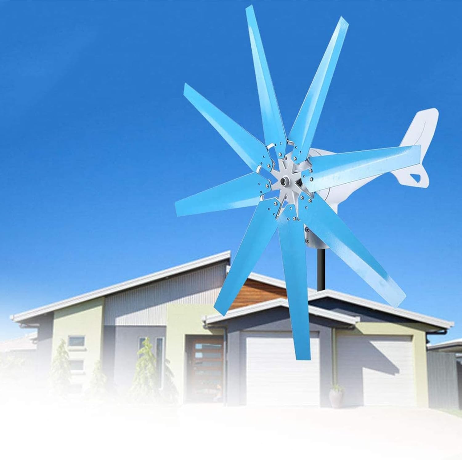 12000W Wind Turbine Generator Kit with Controller, Windmill Energy Generator Wind Turbine for Home Street Lighting Marine,110V