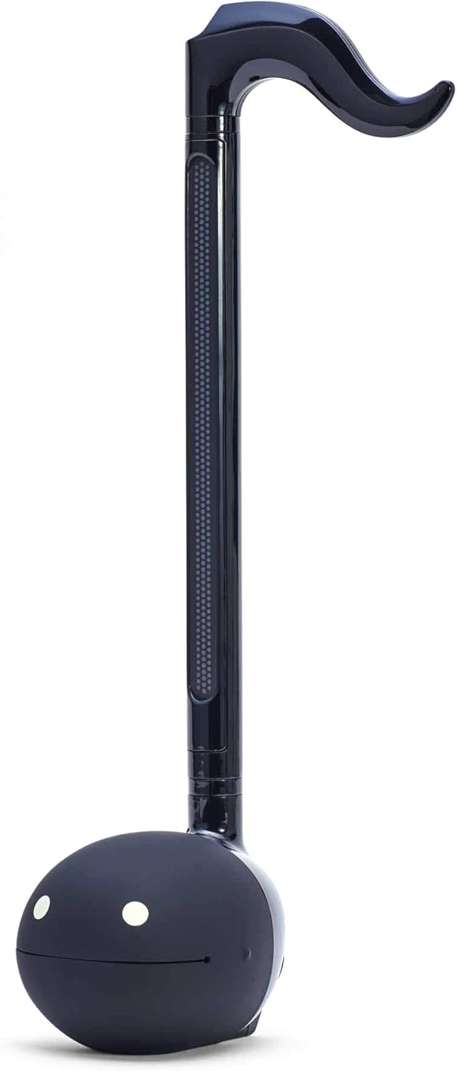 Otamatone Cube Techno Touch-Sensitive Electronic Musical Instrument Synthesizer with Music Link connect with a Smartphone (iphone & iPad iOS/Android Terminal), Black