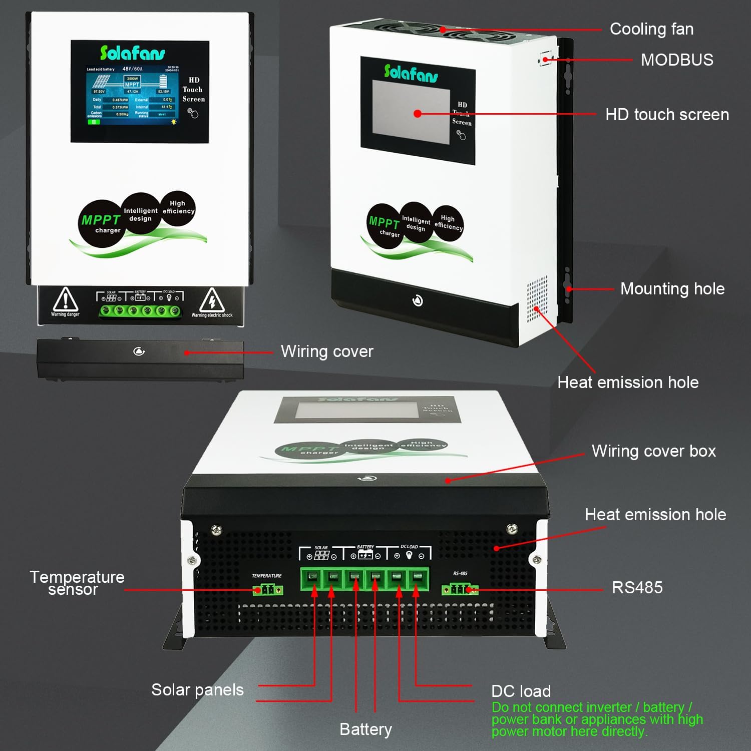 48V 90A MPPT Controller 4.3