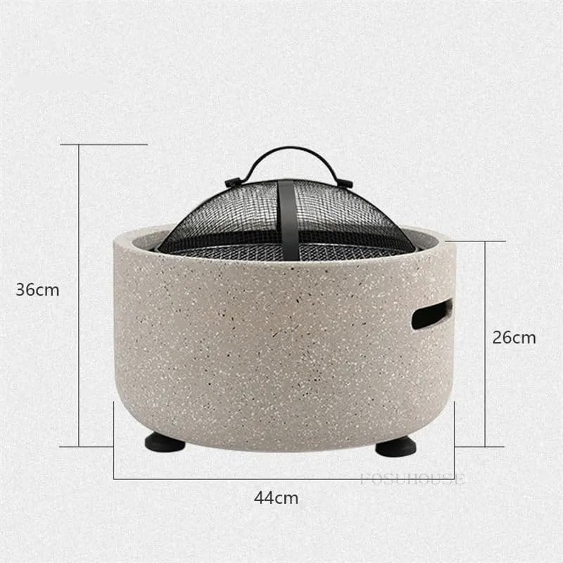 Outdoor Fireplaces Indoor Fire Pits Household Heating Stove Brazier Outdoor Courtyard Garden Barbecue Grill Camping Furnace Fire Pits