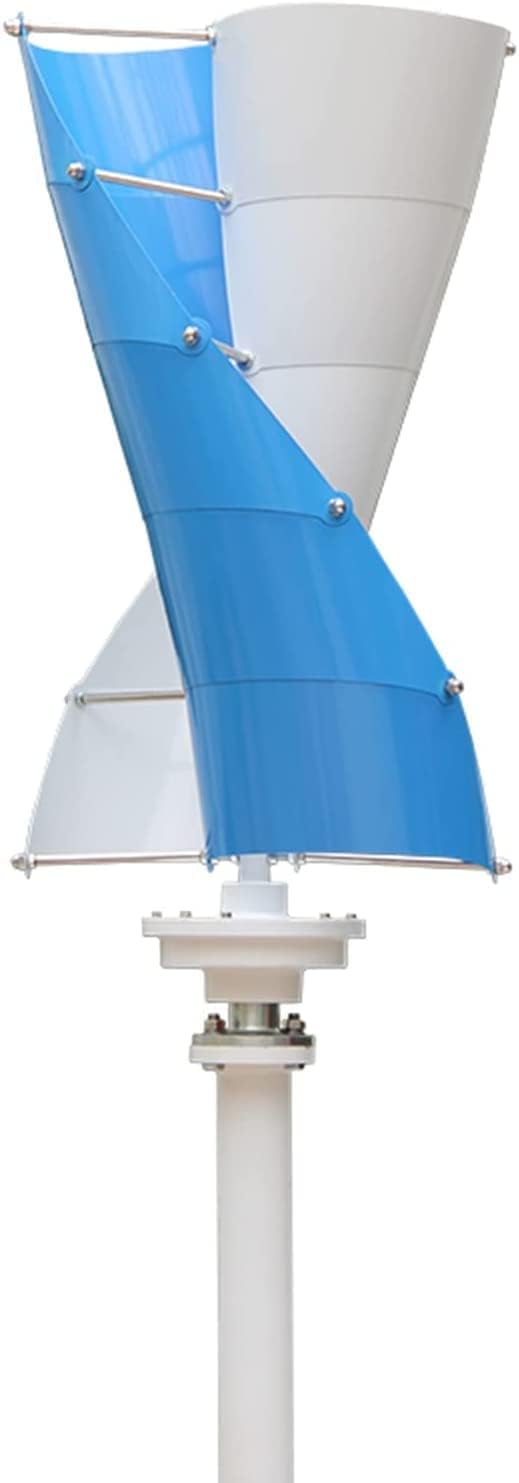 8000W Wind Vertical Turbine Generator with Controller 12V 24V 48V No Cam Vertical Wind Generator Blue