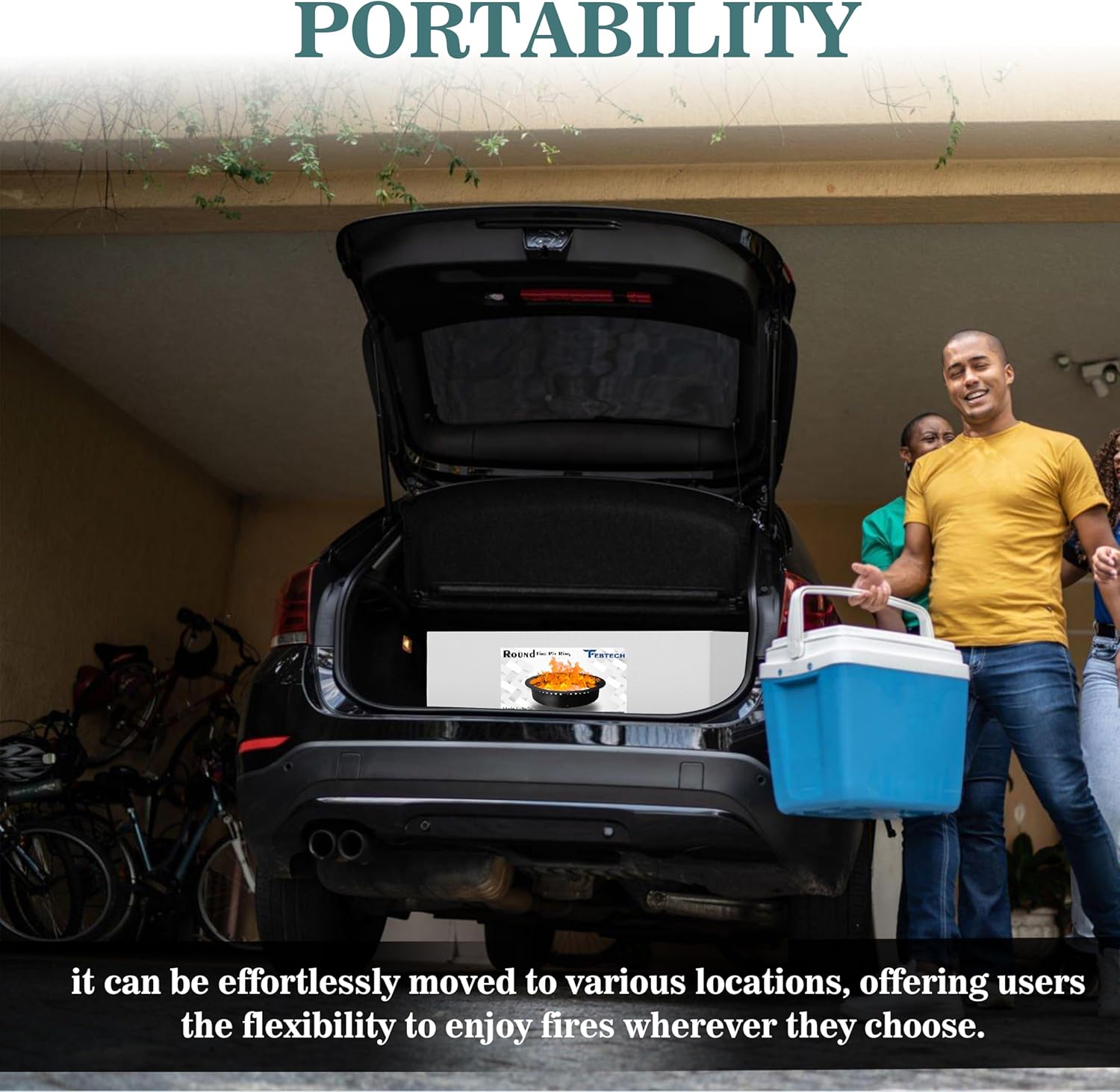 FEBTECH Smokeless Fire Pit Insert 42