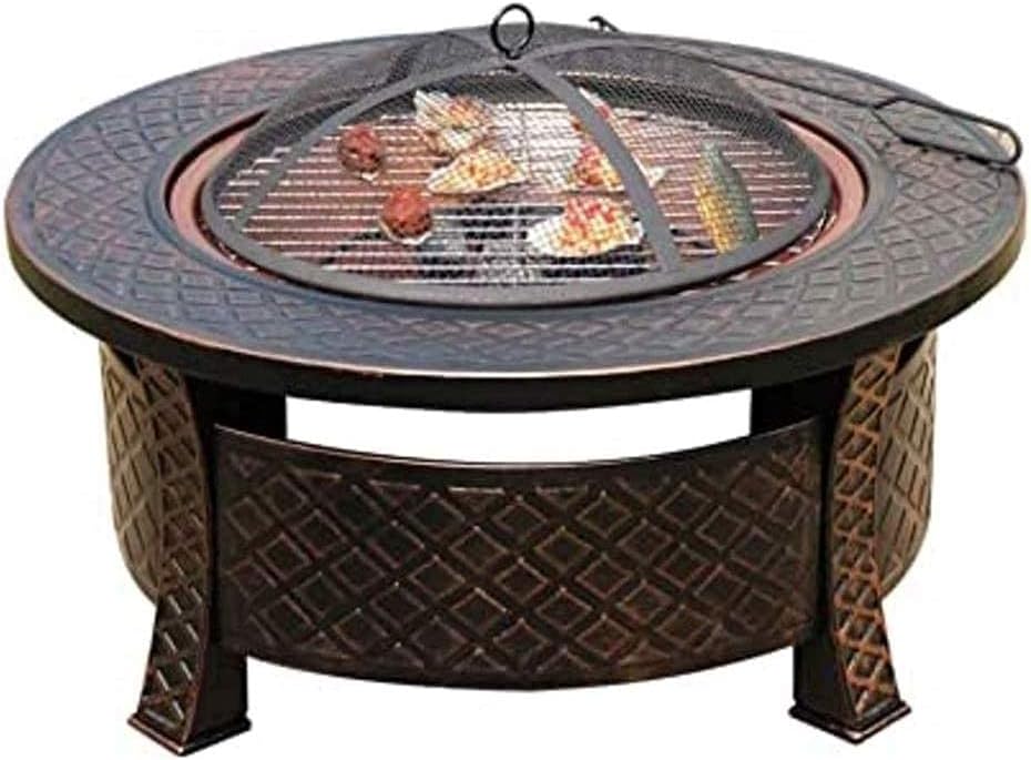 Outdoor Fire Pits,Housewares Cast Iron Fire Pit Outdoor Garden Patio Heater Camping Bowl