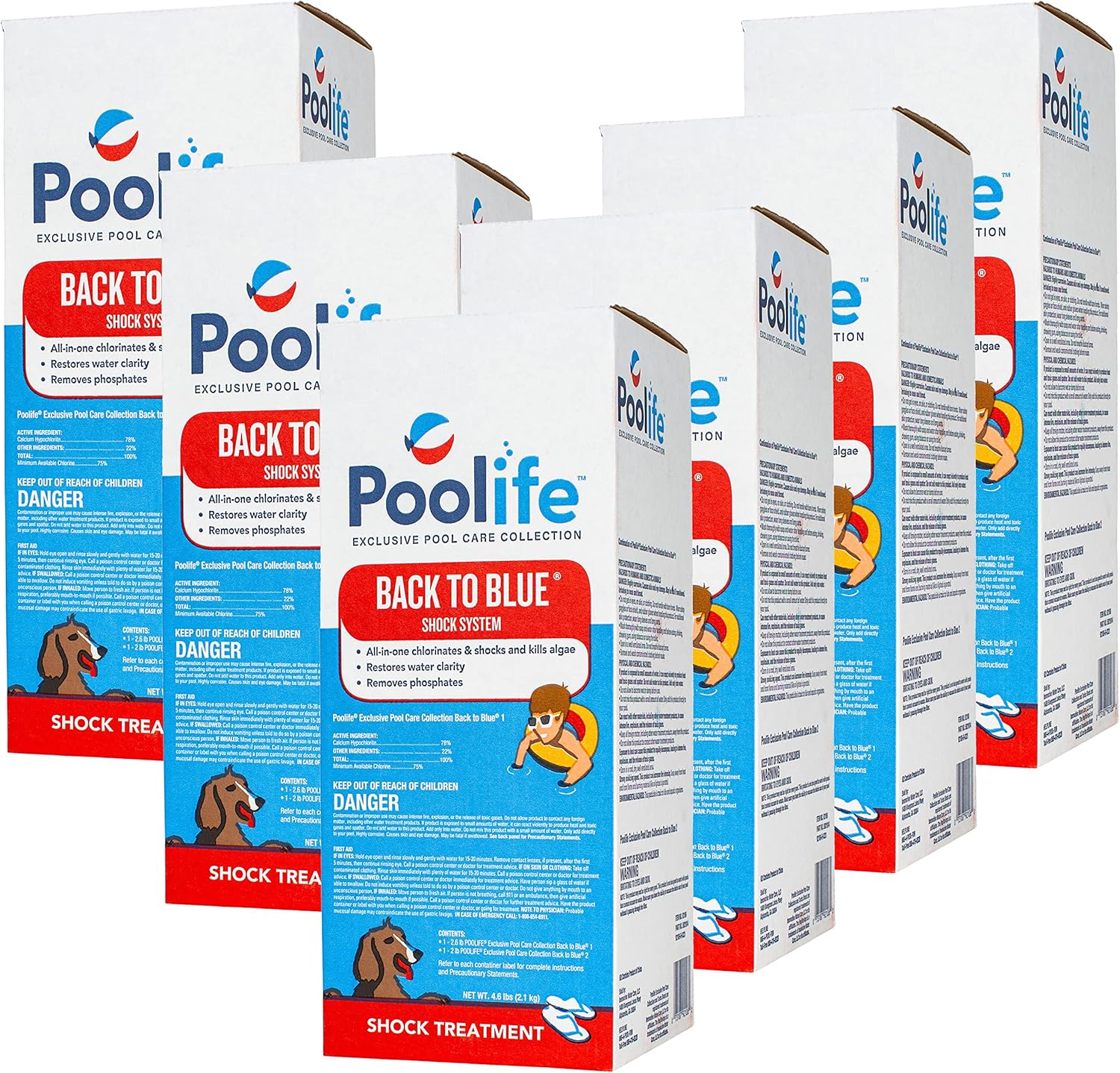 poolife Back To Blue (4.6 lb) (6 Pack)