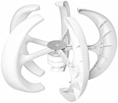 8000W 12V 24V 5 Blades Vertical Axis Wind Turbines Generator Lantern Motor Kit for Home Hybrids Streetlight Use Electromagnetic,12v