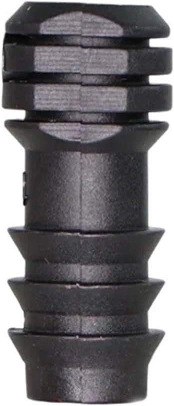 Revive Furniture 2~50pcs Pagoda Water Connector Plastics 16/20/25mm PE Pipe Tubing Hose Fitting For Garden Micro Drip Irrigation Accessory(Plug 25mm,50 pieces)