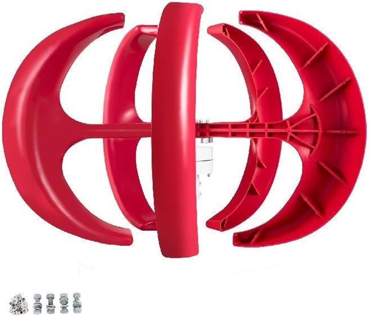 Vertical Axis Wind Turbine 12V 100W/400W/600W Alternative Energy Generator Small Windmill Free Energy With Controller For Beginnners DIY Use(600W Built in)