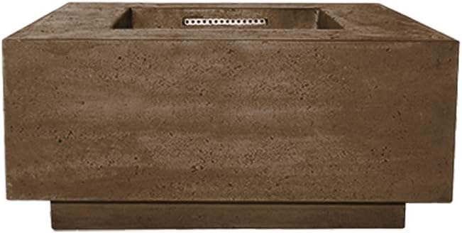 Prism Hardscapes Tavola 2 Fire Table in Cafe - NG