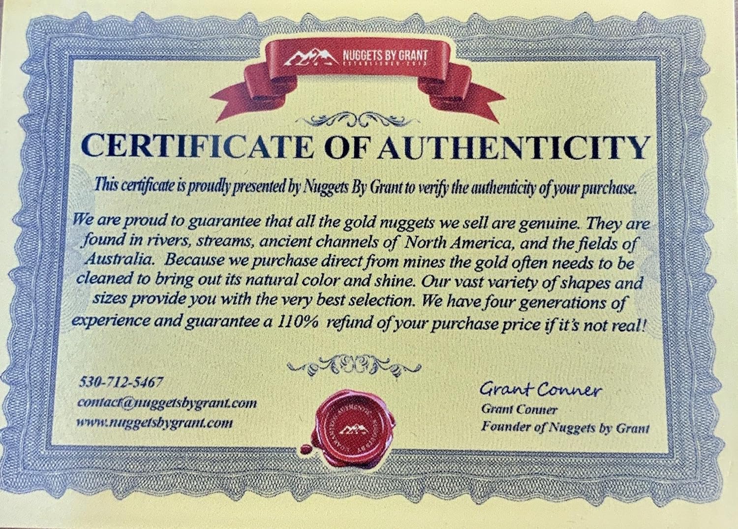 Alaskan Yukon Gold Rush Nuggets 14 Mesh 2 Grams of Fines