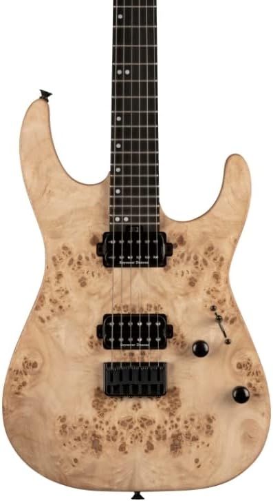 Pro-Mod DK24 HH HT E Mahogany with Poplar Burl Electric Guitar, Desert Sand