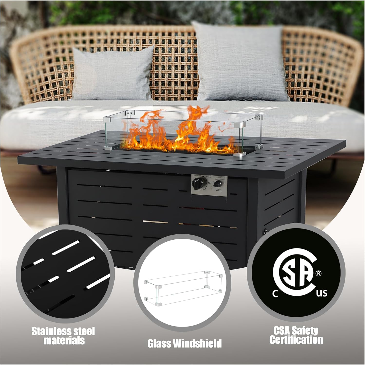 Fire Pit Table, 43